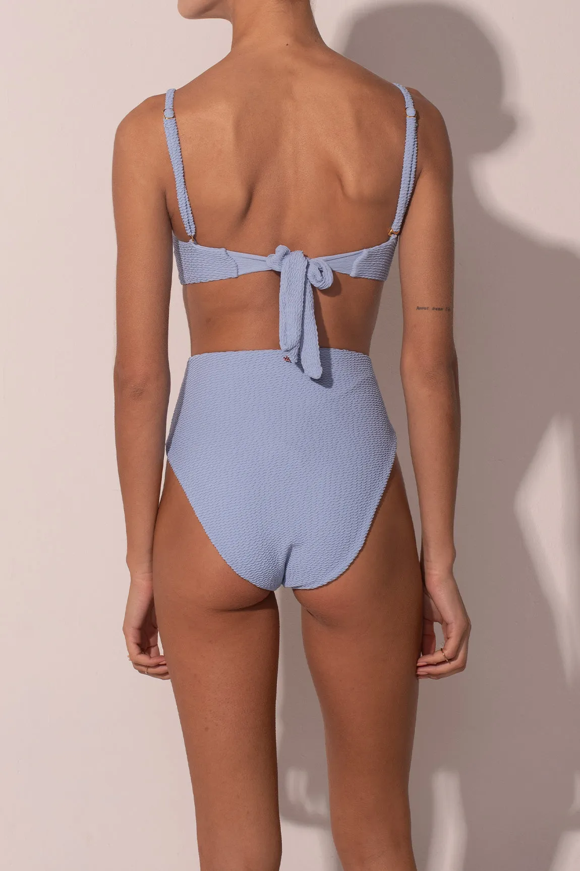 Top The Balconette Scrunchie Blue