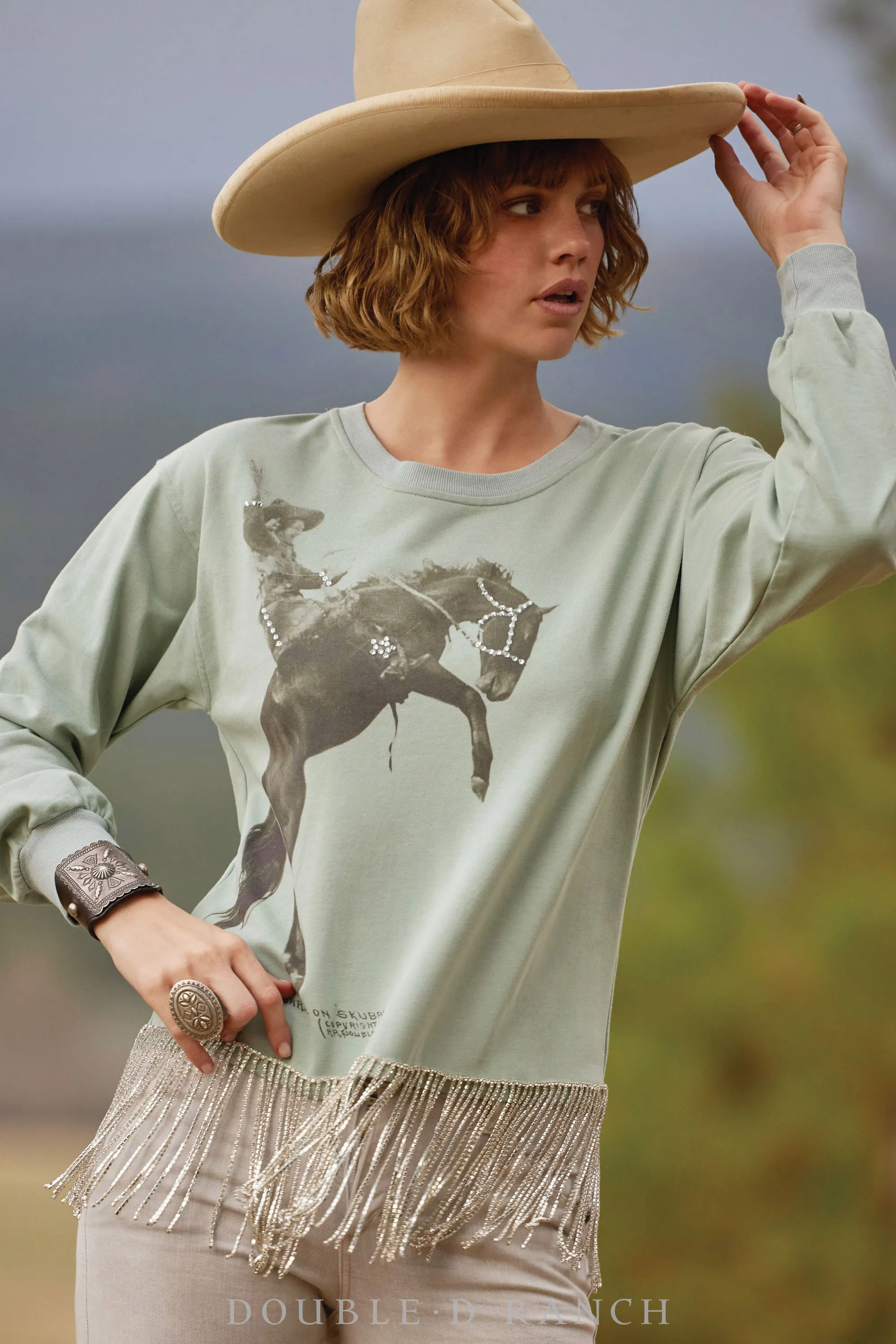 Top, Thundering Hooves Sweatshirt