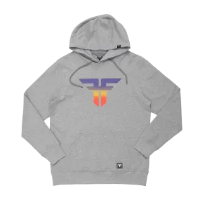 TRADEMARK HOODIE GRAY/RAINBOW