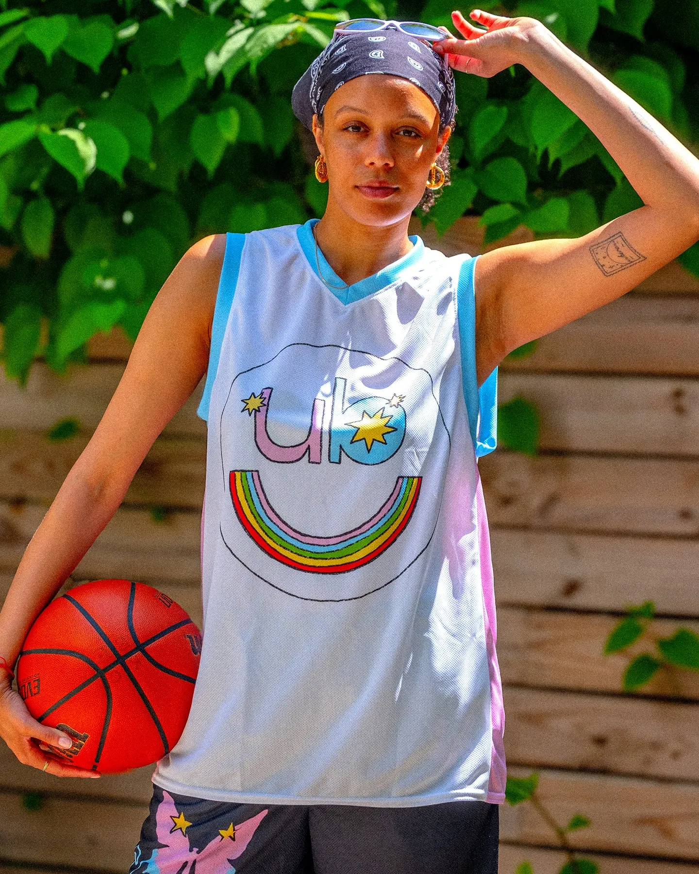 UB x SOFTPRINTS Logo Basketball Jersey