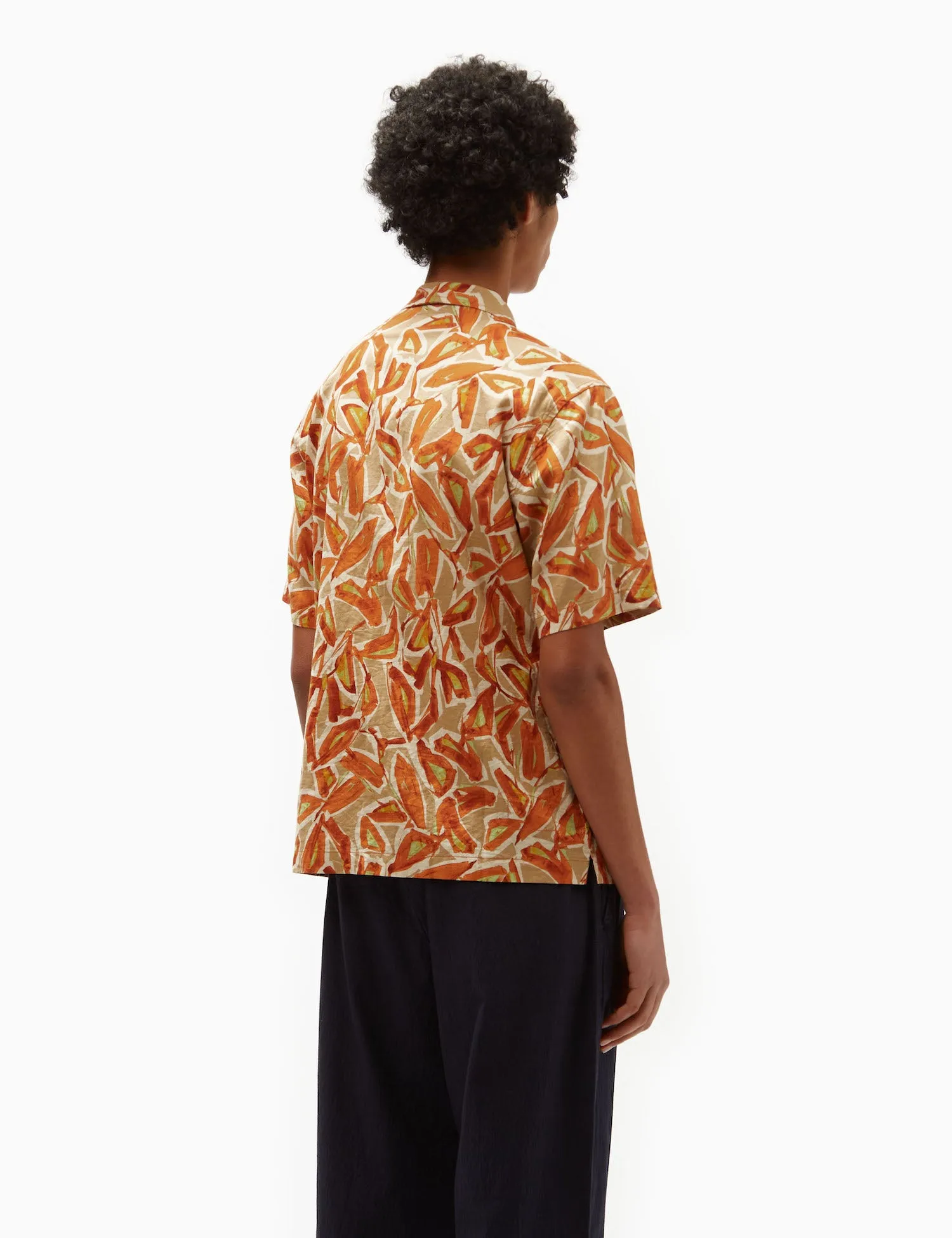 Universal Works Minari Shirt Artist (Linen/Cotton) - Terracotta