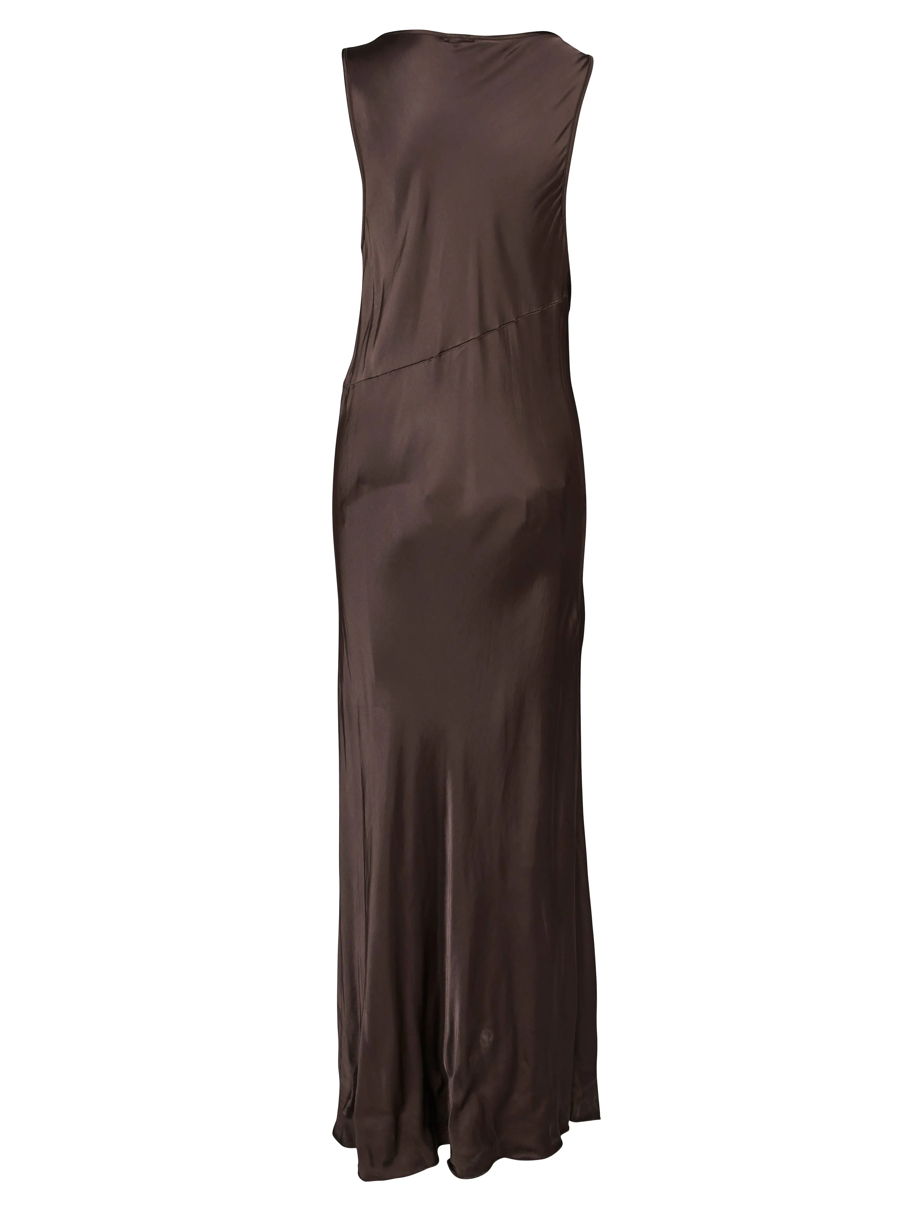 VANILLA langes Kleid - Dark Brown