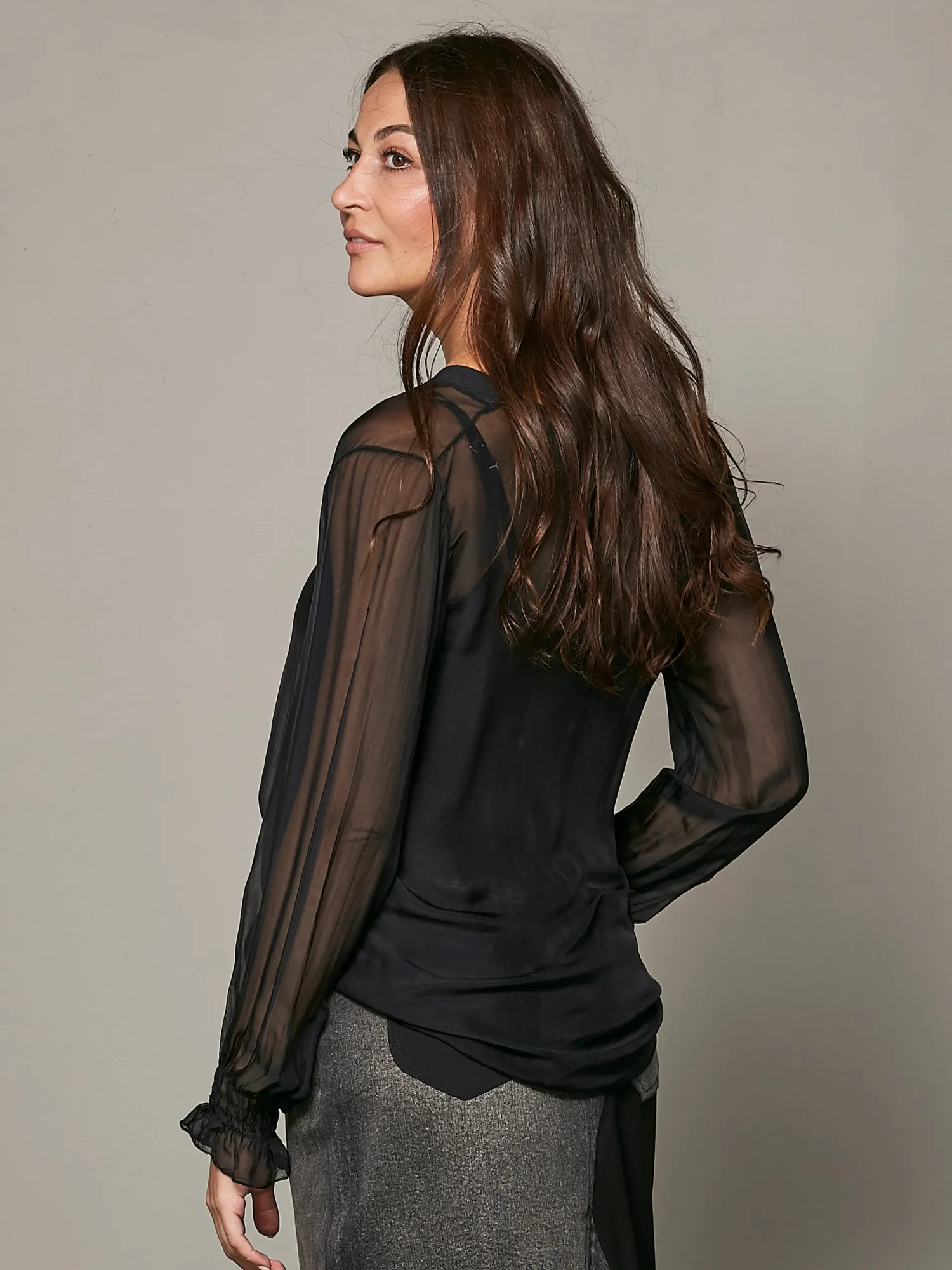 VANINA Bluse - Schwarz