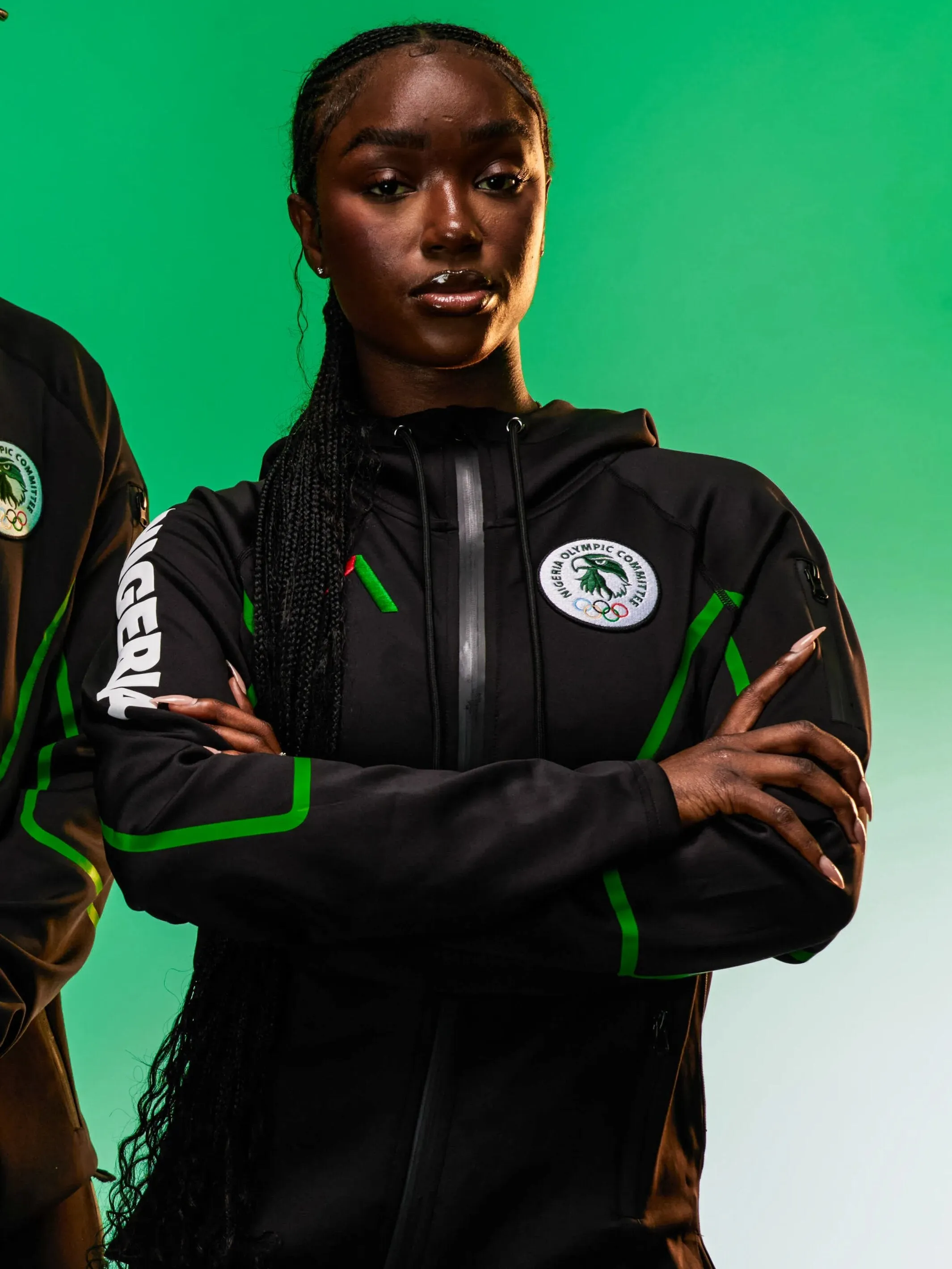 Women's Team Nigeria Zipper Hoodie