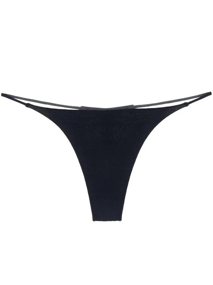 ZASUWA  Female Solid Color T-back Thong