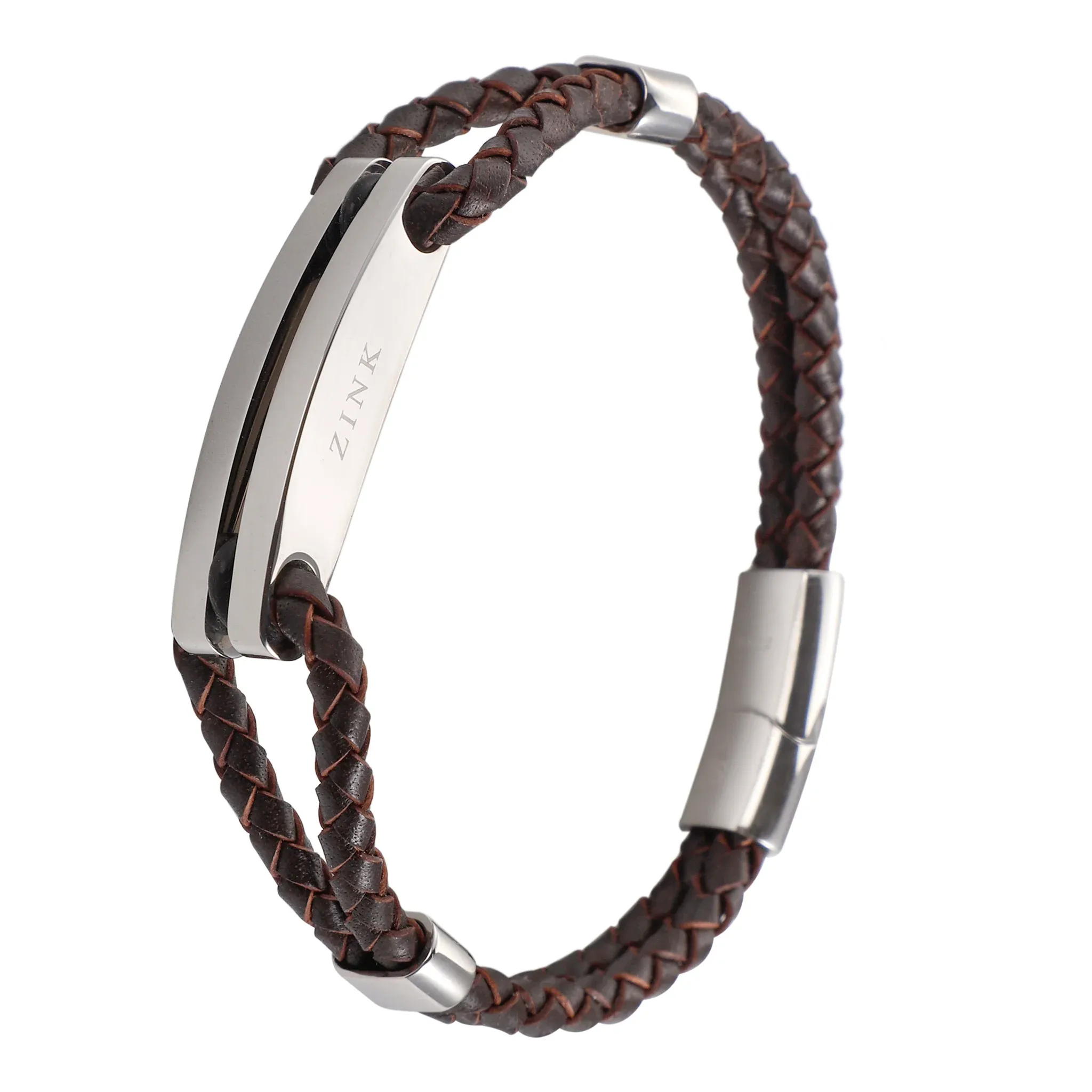 ZJBC016SLPBR ZINK Men's Bracelet